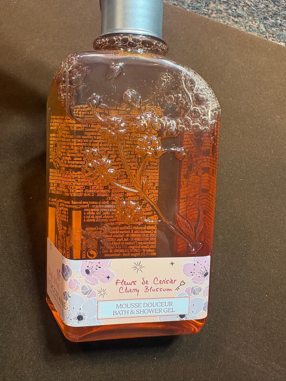 L'Occitane Cherry Blossom Bath Shower Gel 8.4oz New